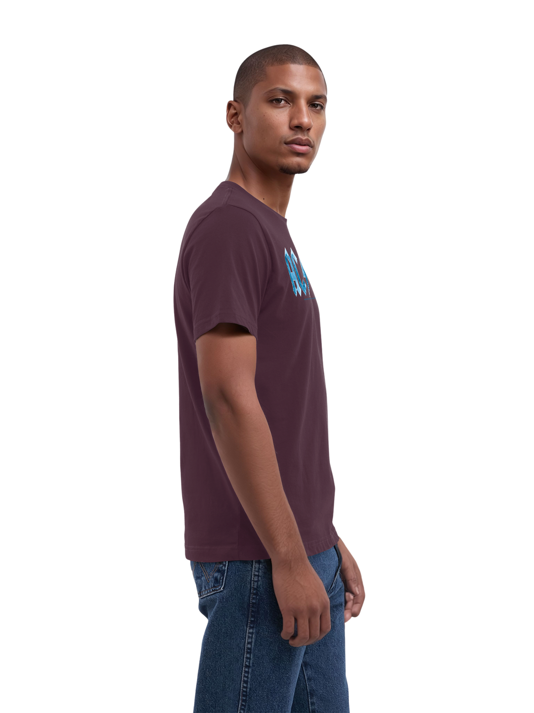 ACDC Blue Ice Logo with True Blanks | Mens Regular Tee