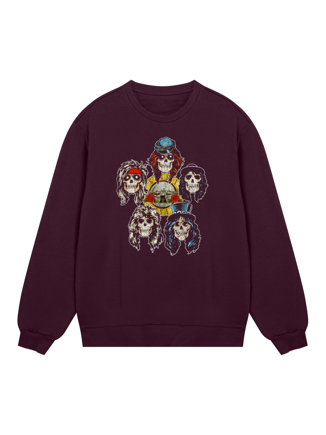 Guns N' Roses Vintage Heads with True Blanks | Mens Regular Sweater