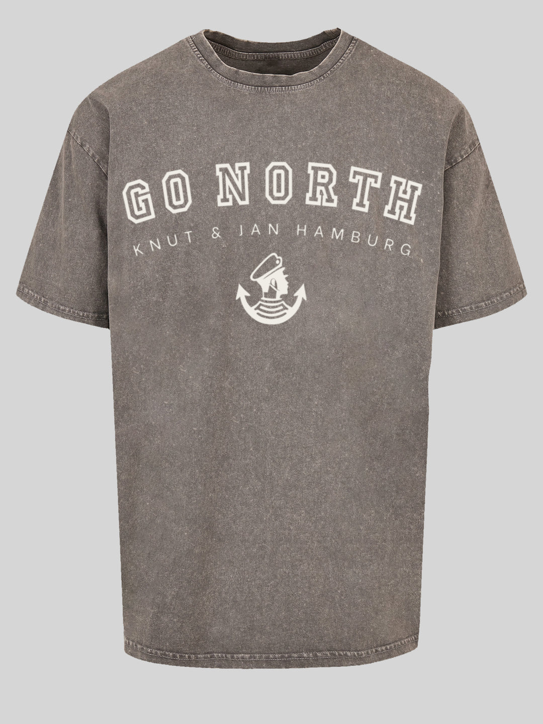 BJARNE | Acid Washed T-Shirt Herren Go North