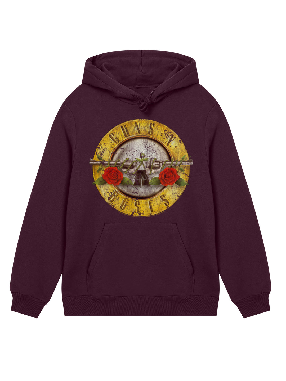 Guns 'n' Roses Vintage Bullet Logo with True Blanks | Mens Regular Hoody