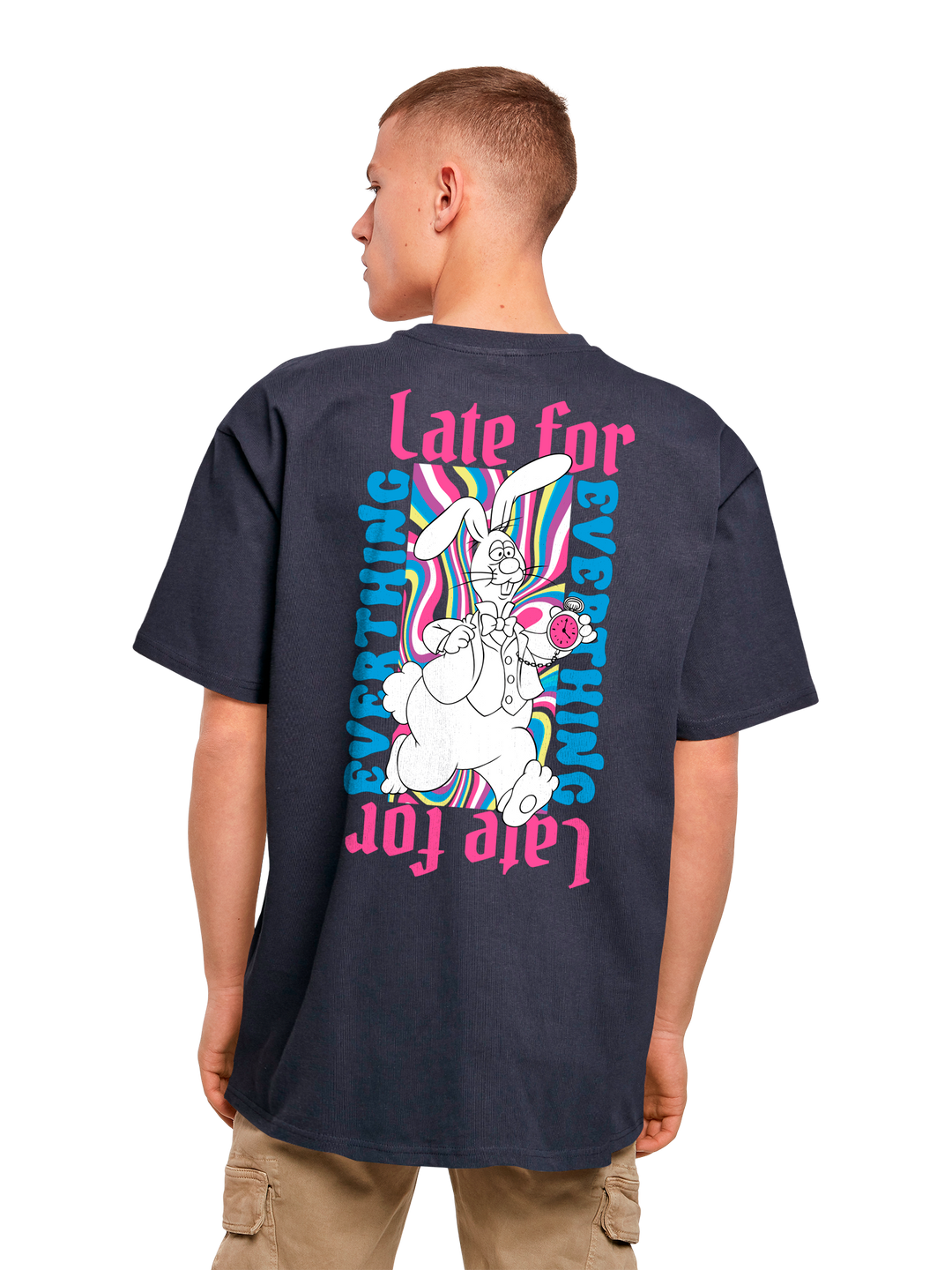 Alice im Wunderland Late For Everything | Heroes of Childhood | Boys Oversize Tee