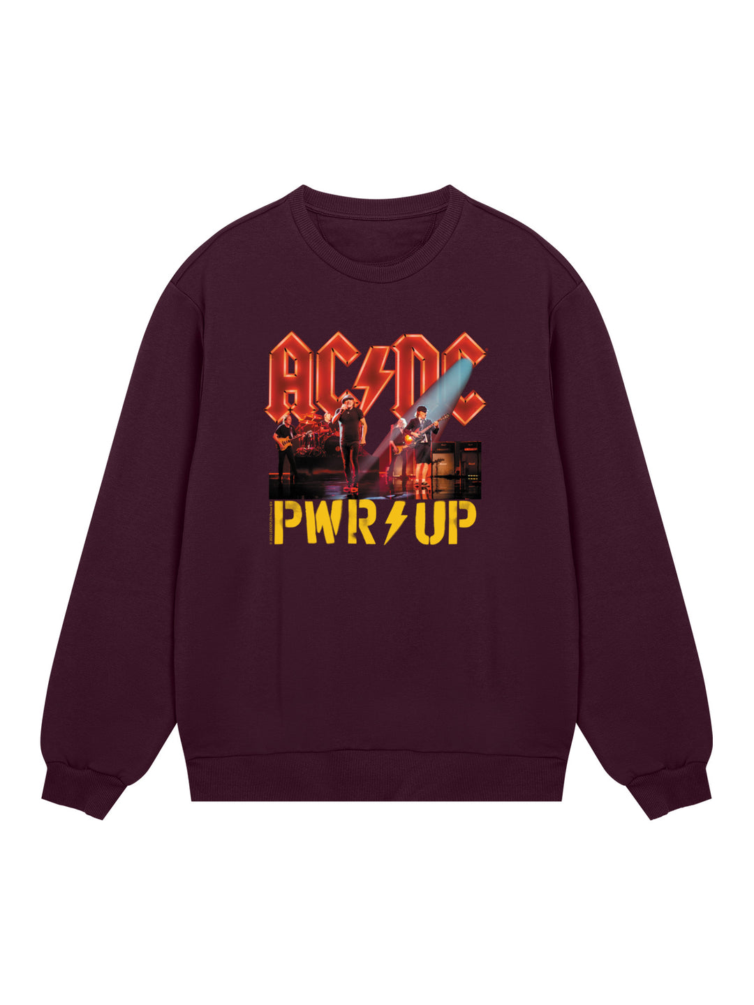 ACDC PWRUP Stage Lights with True Blanks | Mens Regular Sweater