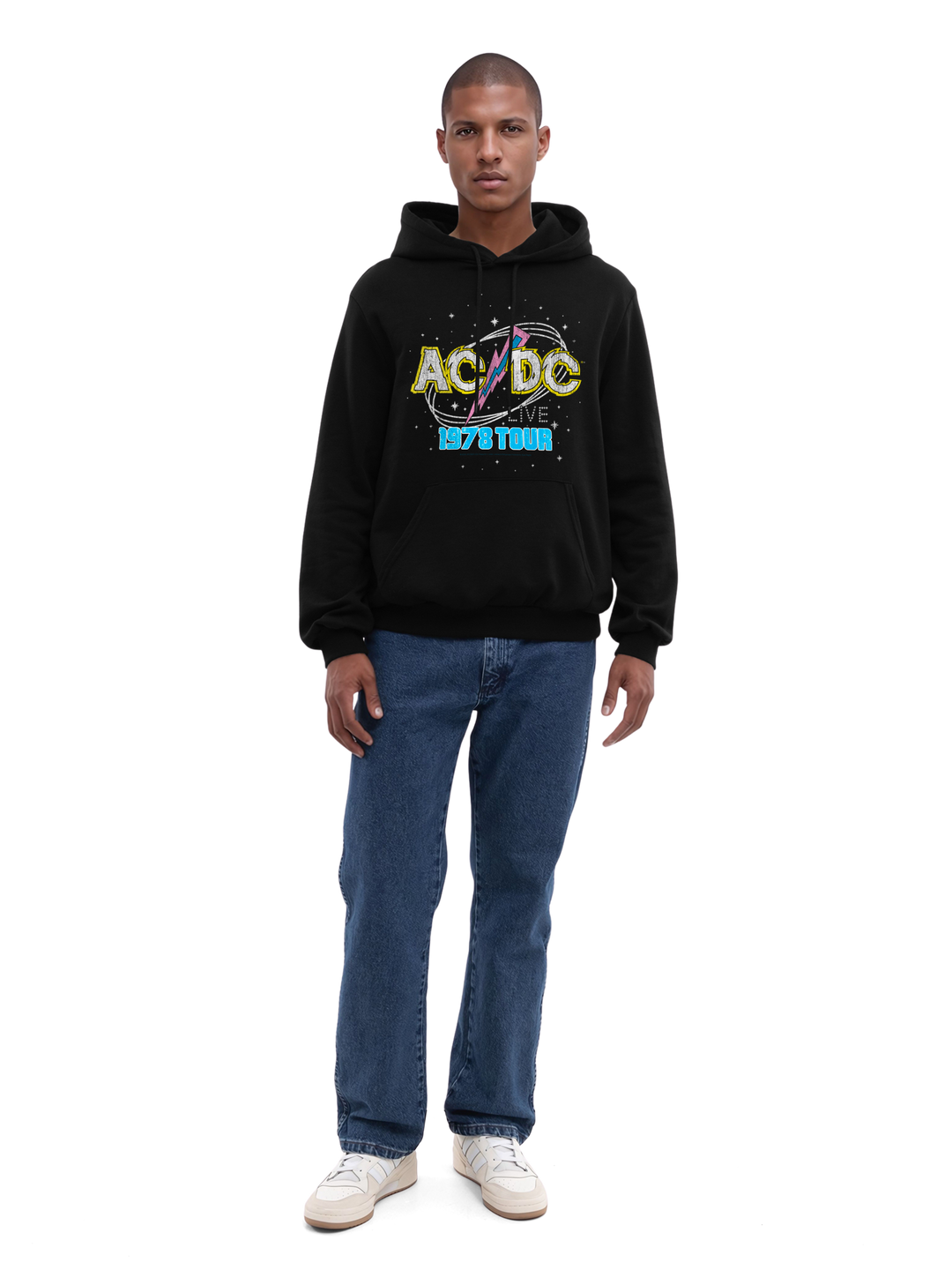 ACDC 1981 Live Tour with True Blanks | Mens Regular Hoodie
