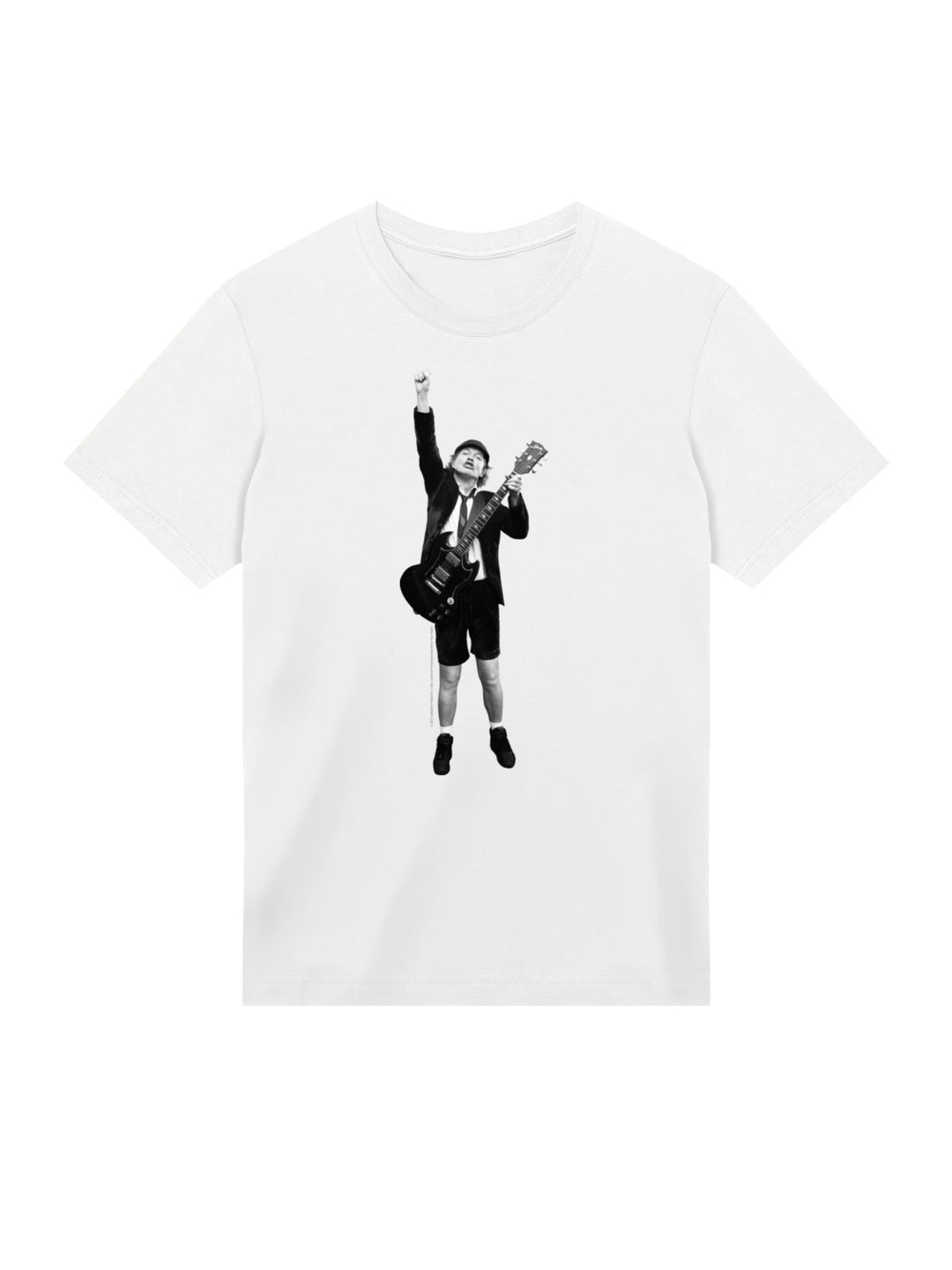 ACDC Angus Young Cut Out with True Blanks | Mens Regular Tee