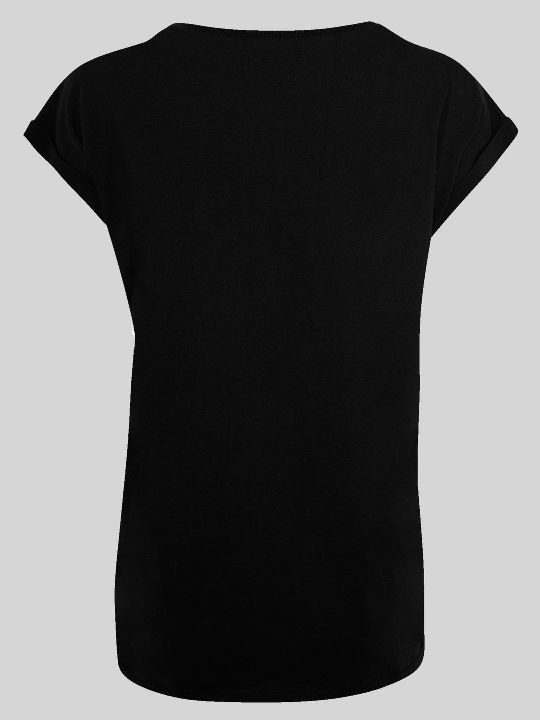 ACDC Back in Black with Ladies Extended Shoulder Tee
