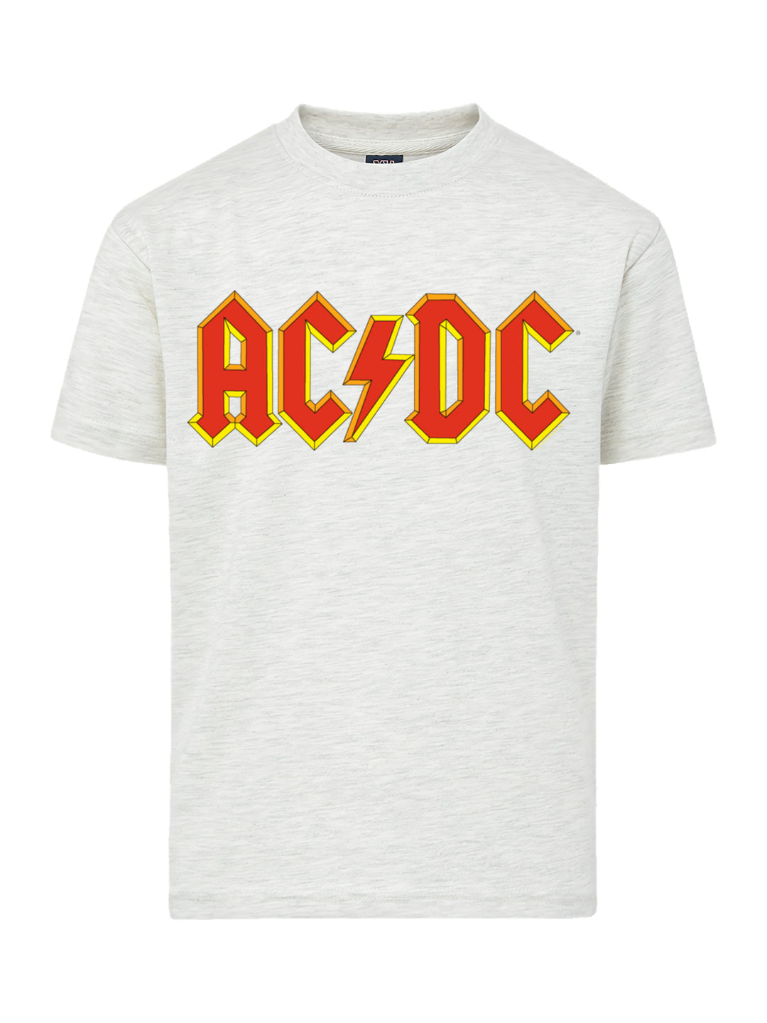 AC/DC Yellow Outline Red Logo with Youth Buddy Tee