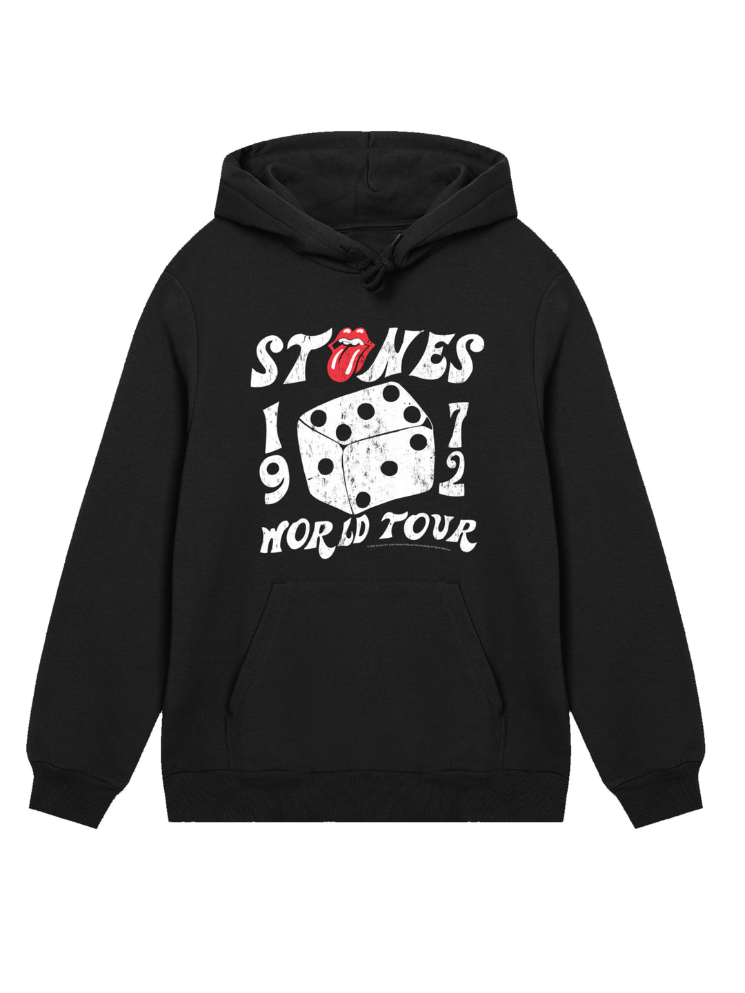 The Rolling Stones Dice Art Rock Music Band with True Blanks | Mens Regular Hoodie