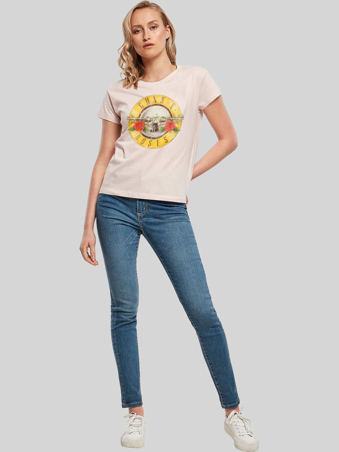 Guns 'n' Roses Vintage Bullet Logo with Ladies Box Tee