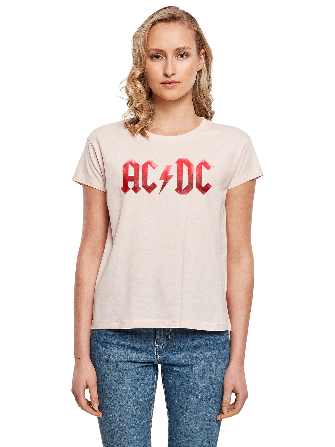 ACDC Red Ice Logo Ladies Box Tee