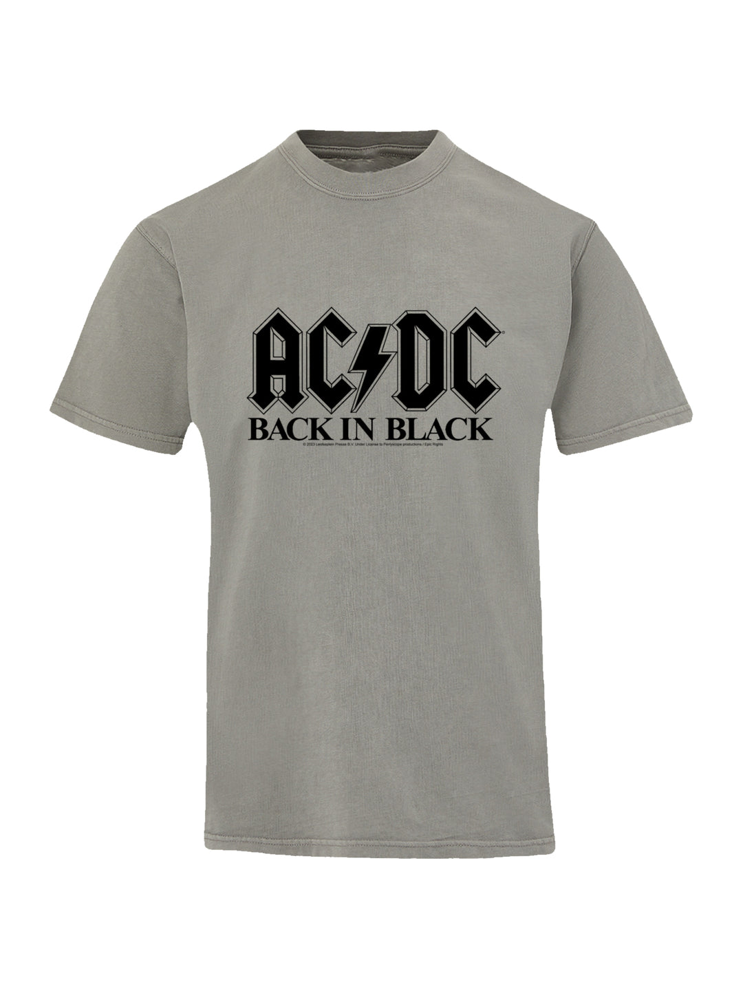 ACDC Back In Black Logo with Coastal Color Tee