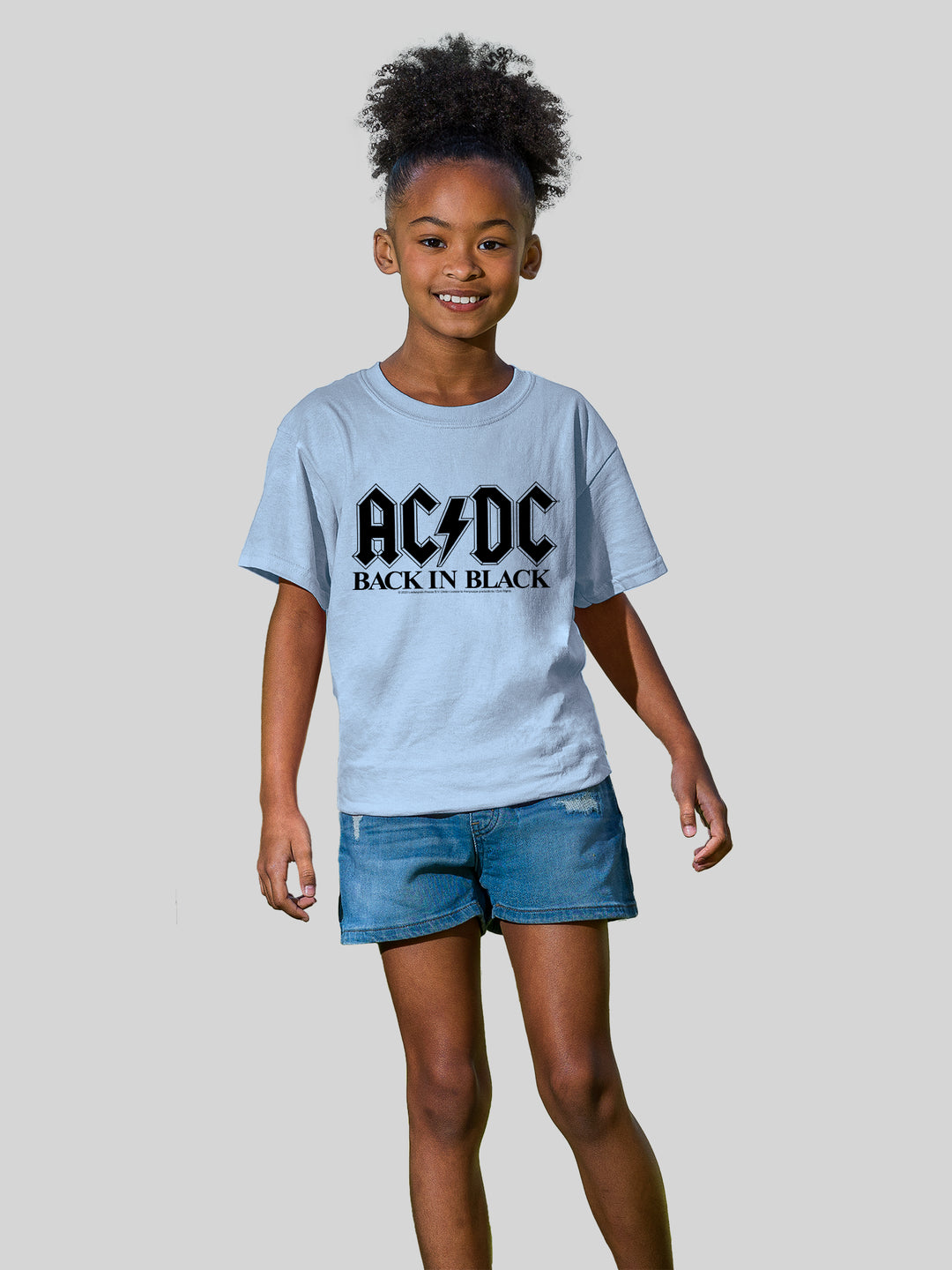 AC/DC Back In Black Logo with Youth Buddy Tee