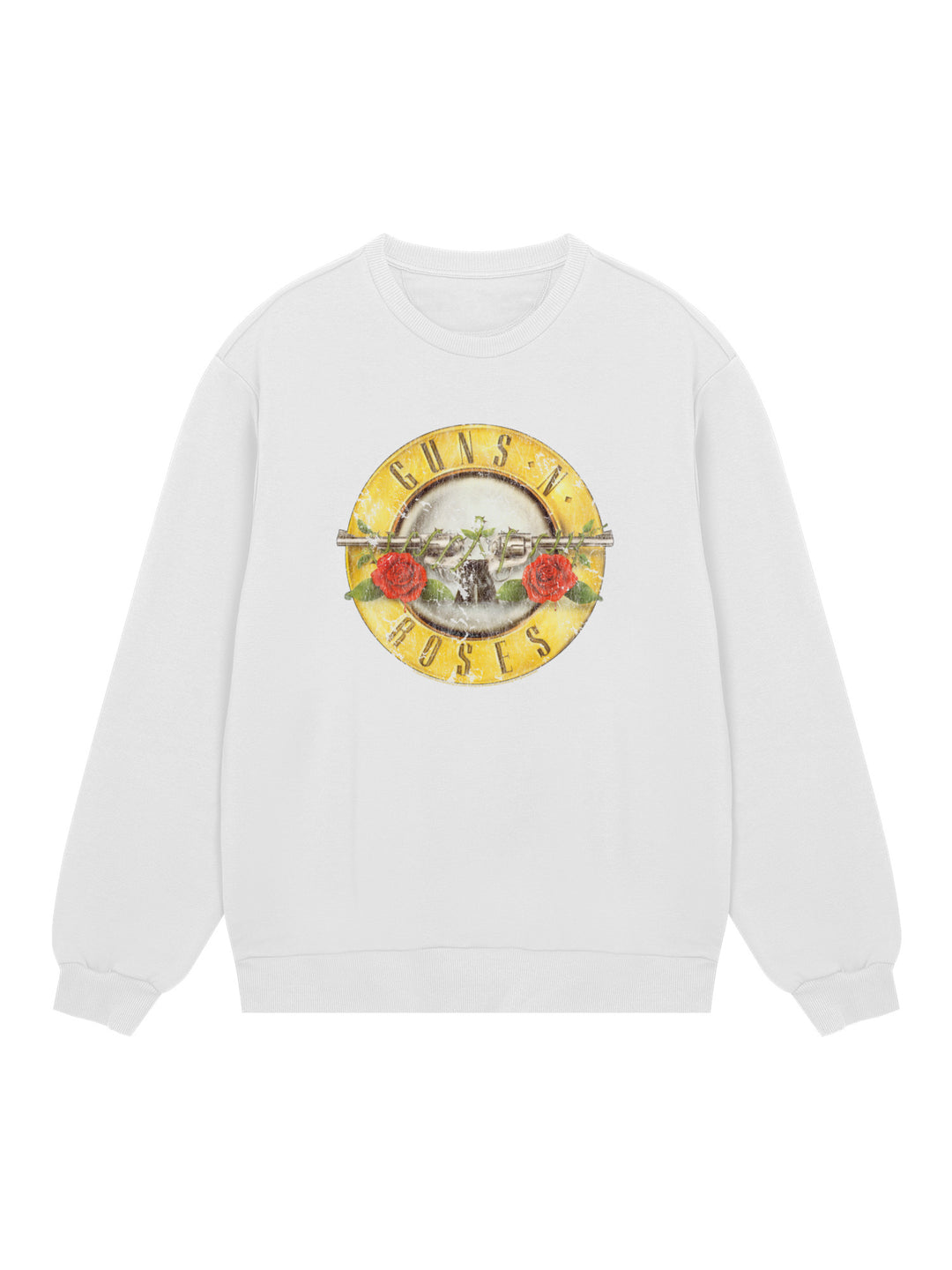Guns n' Roses Vintage Bullet Logo Mens Regular Sweatshirt