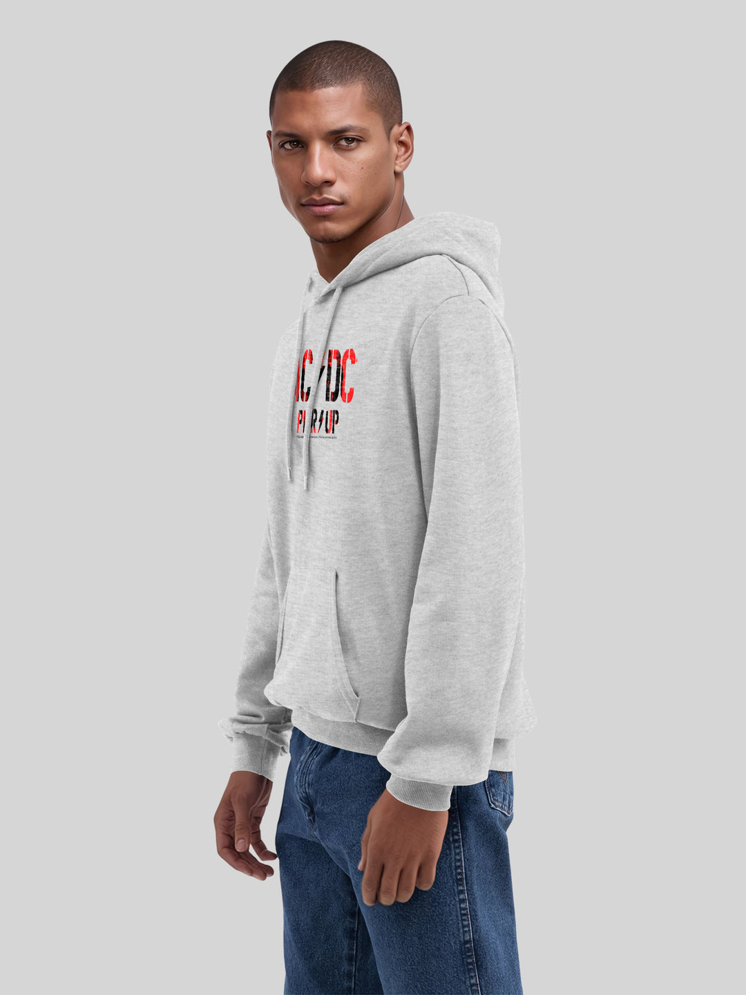 AC/DC PWRUP Photo Logo Organic Hoodie