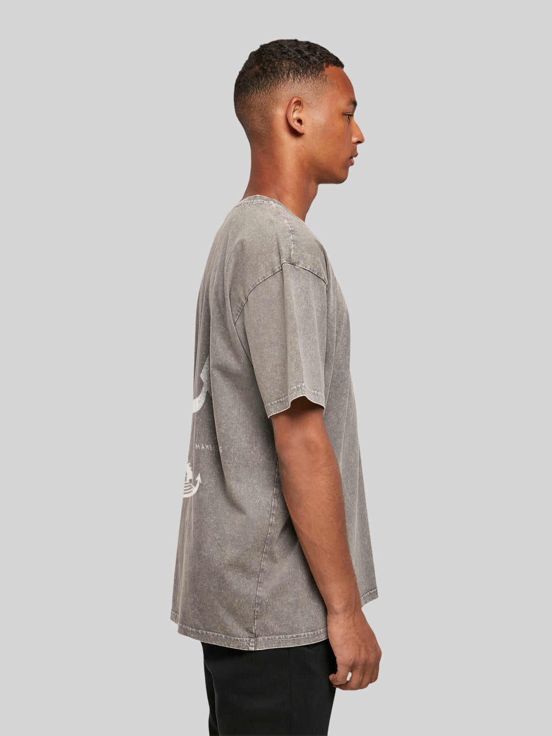 North Anchor with Acid Washed Heavy Oversize Tee