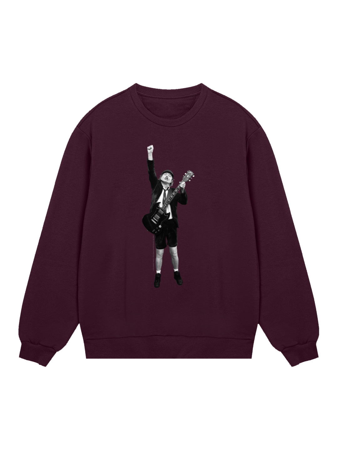 ACDC Angus Young Cut Out with True Blanks | Mens Regular Sweater