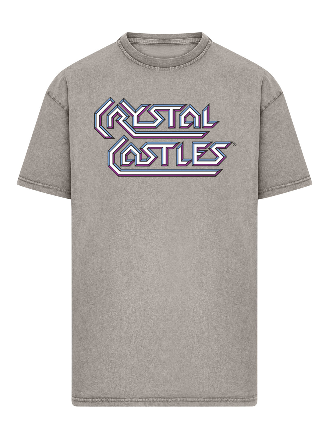 Atari Crystal Castles Retro Gaming and Atari Crystal Castles Bear with Acid Washed Heavy Oversize Tee