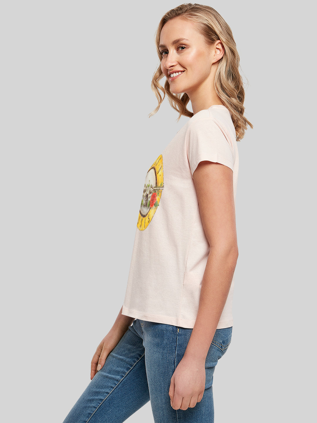 Guns 'n' Roses Vintage Bullet Logo with Ladies Box Tee