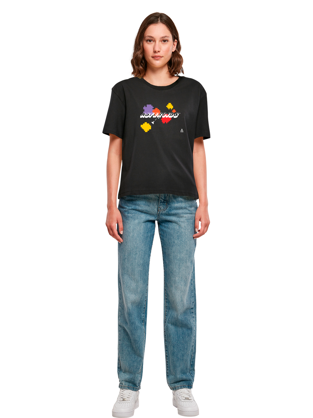 Atari Asteroids Retro Gameplay with Ladies Everyday Tee