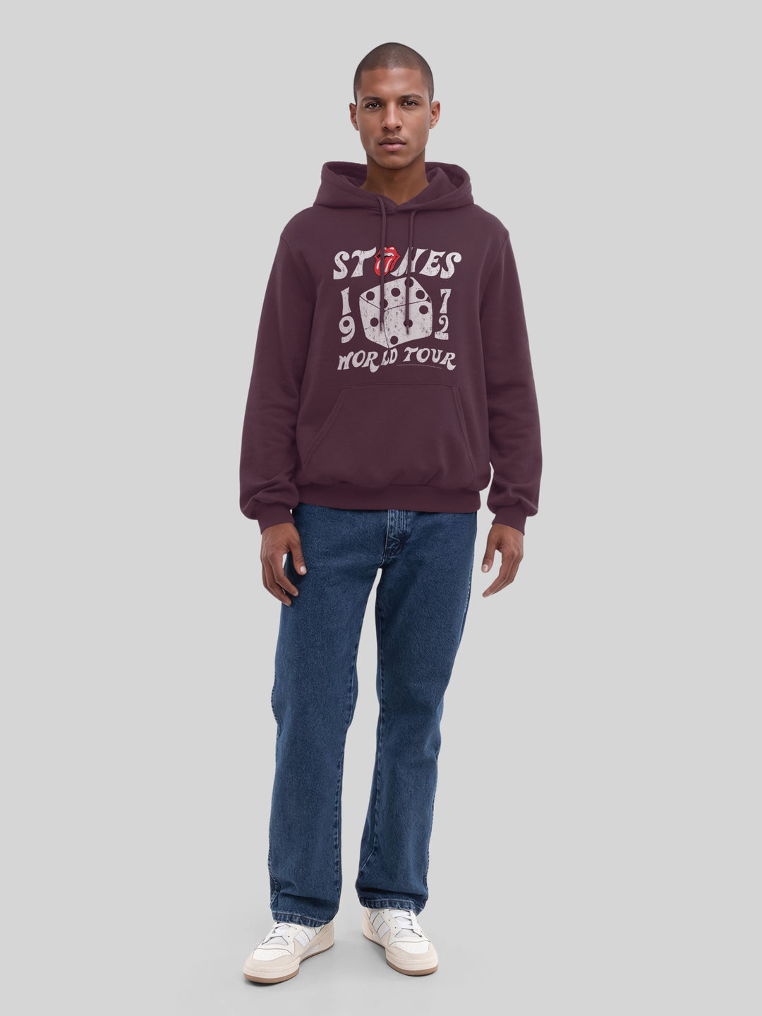 The Rolling Stones Dice Art Rock Music Band with True Blanks | Mens Regular Hoodie