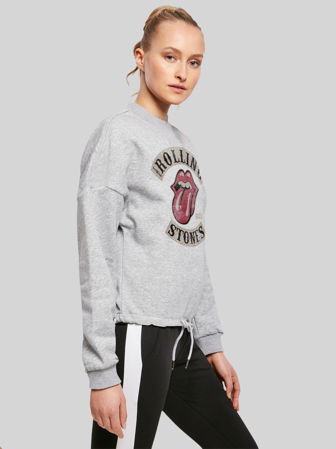 The Rolling Stones Tour '78 Blk Vector with Ladies Oversize Crewneck