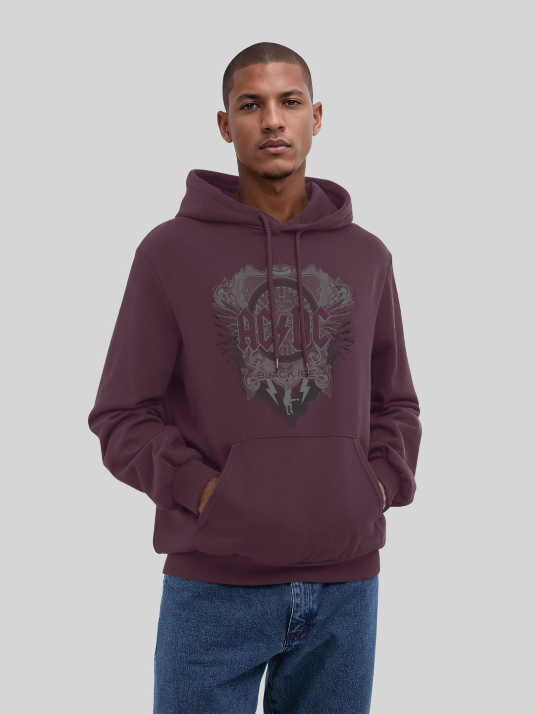 ACDC Black Ice with True Blanks | Mens Regular Hoodie