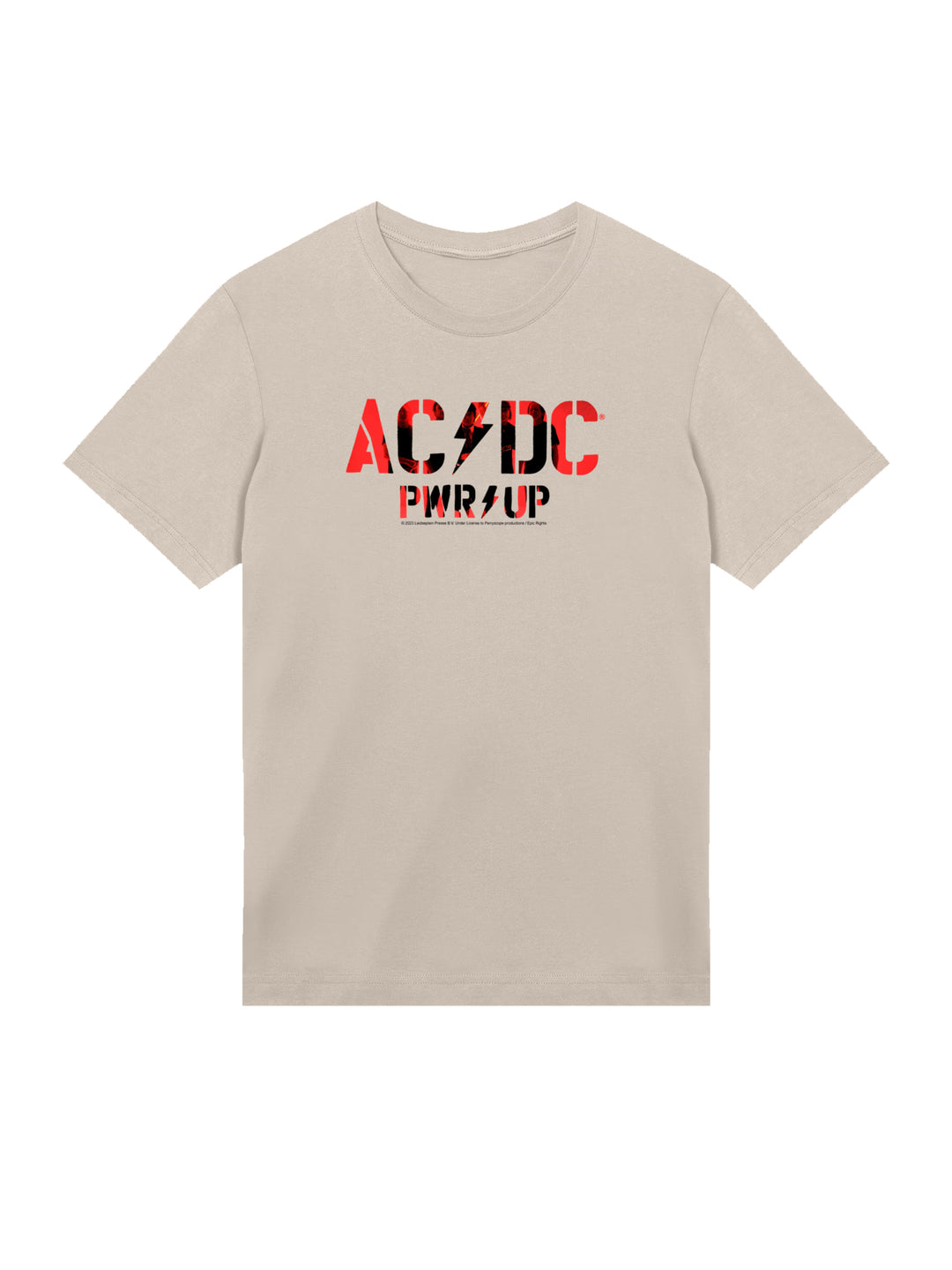 AC/DC PWRUP Photo Logo Organic T-Shirt