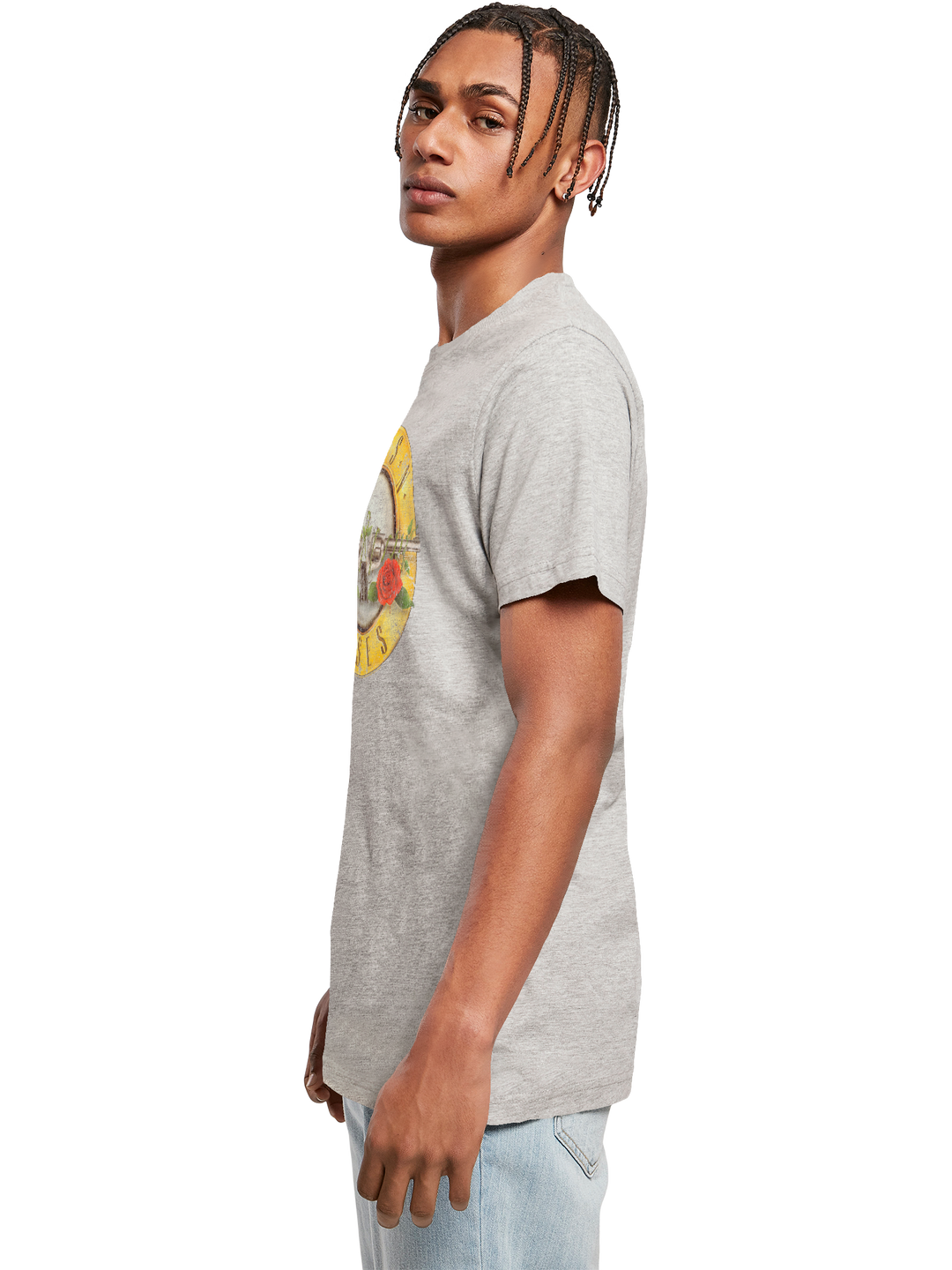 Guns 'n' Roses Vintage Bullet Logo T-Shirt Round Neck