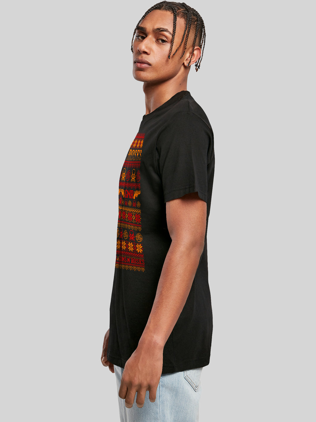 Guns N' Roses Christmas with T-Shirt Round Neck