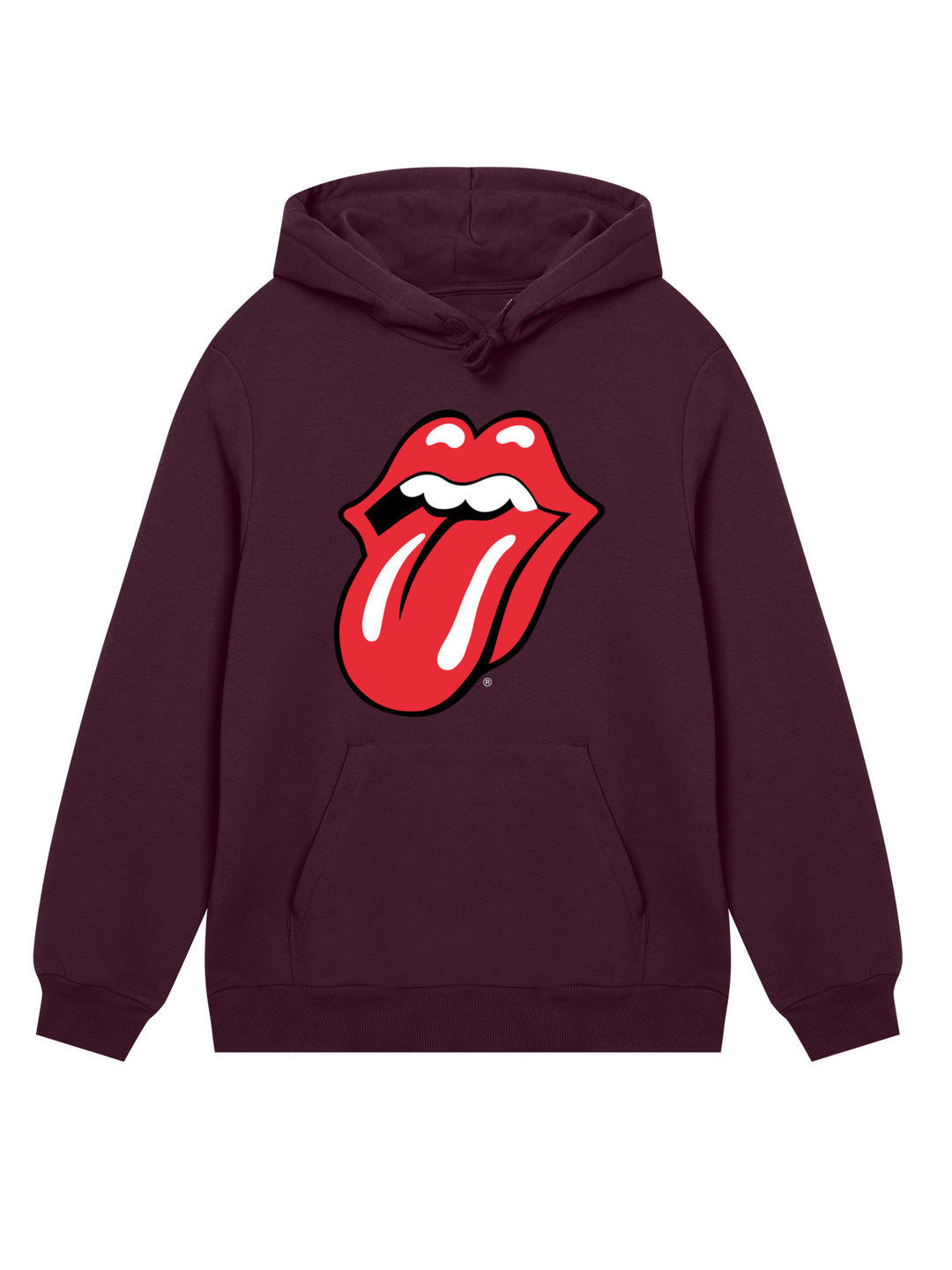 The Rolling Stones Classic Tongue Blk with True Blanks | Mens Regular Hoodie