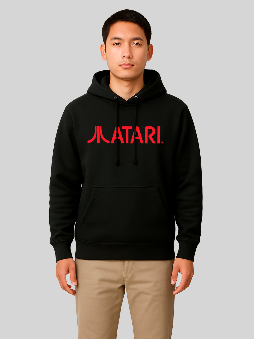 Atari Games Logo Red Retro Gaming Horizontal with Pro-Weave® Hood