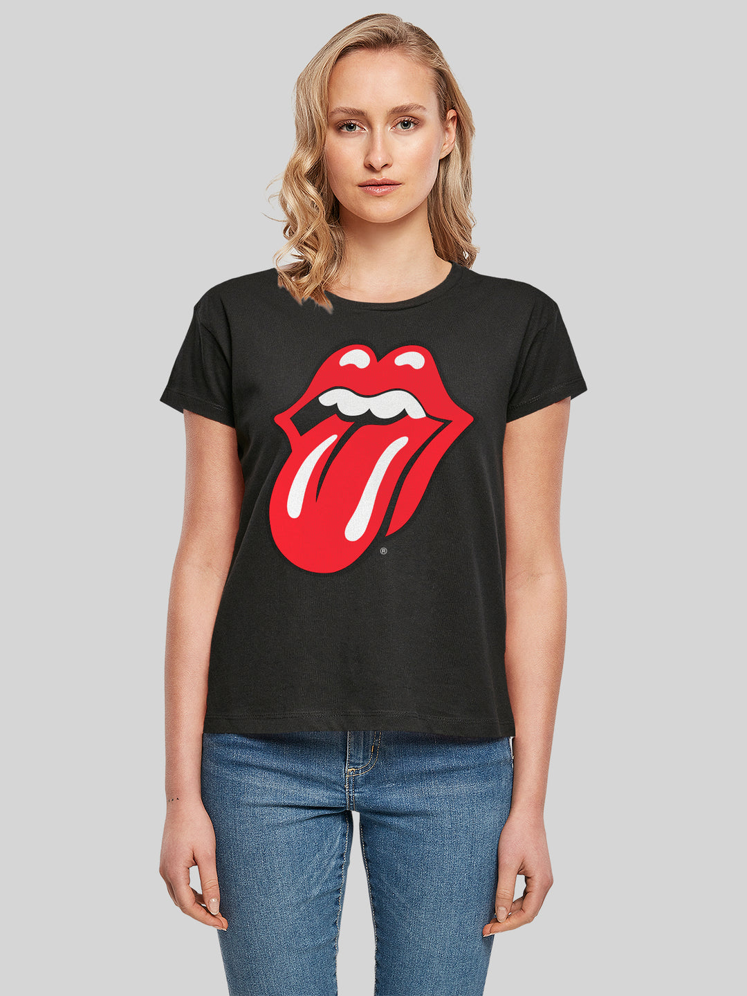 The Rolling Stones Classic Tongue Blk with Ladies Box