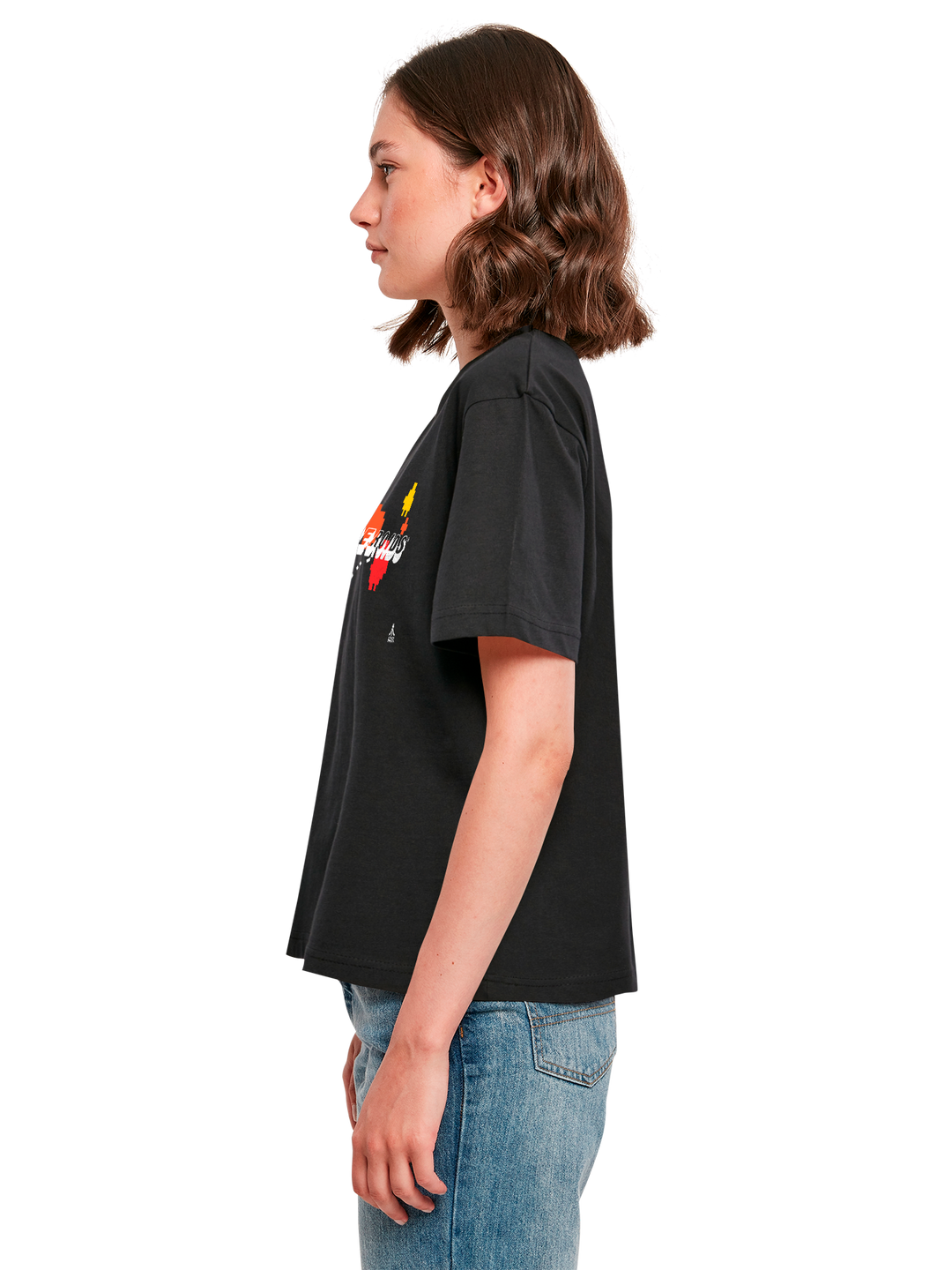 Atari Asteroids Retro Gameplay with Ladies Everyday Tee