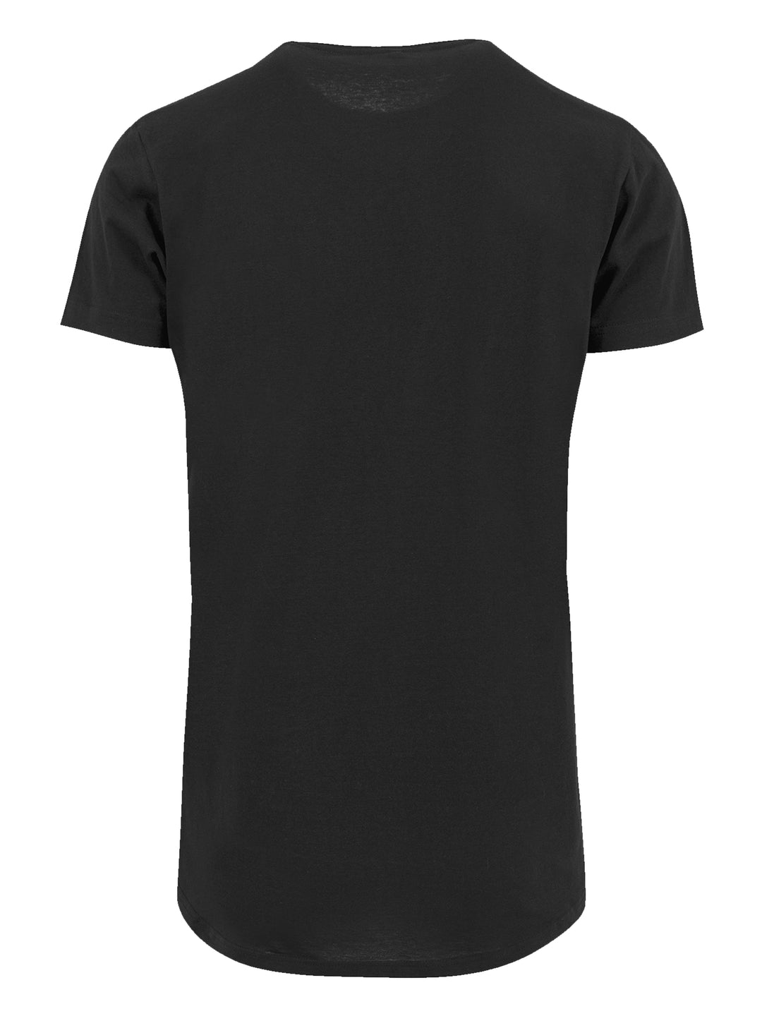 AC/DC Back in Black Shaped Long Tee - The Ultimate Tribute to Rock 'n' Roll