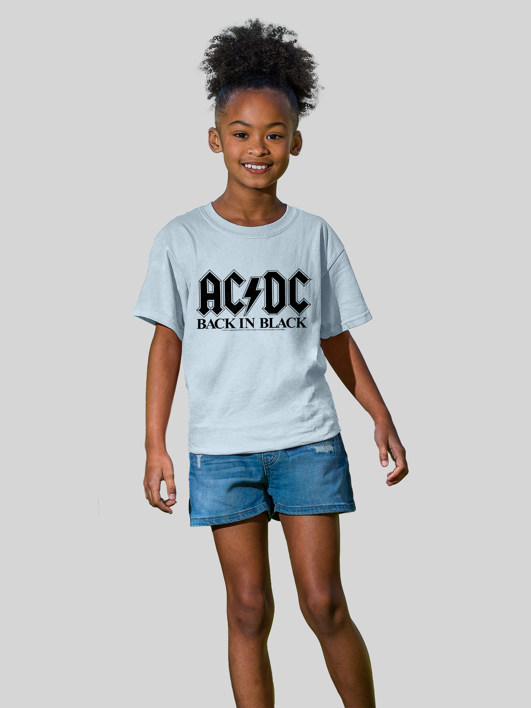 AC/DC Back In Black Logo with Youth Buddy Tee