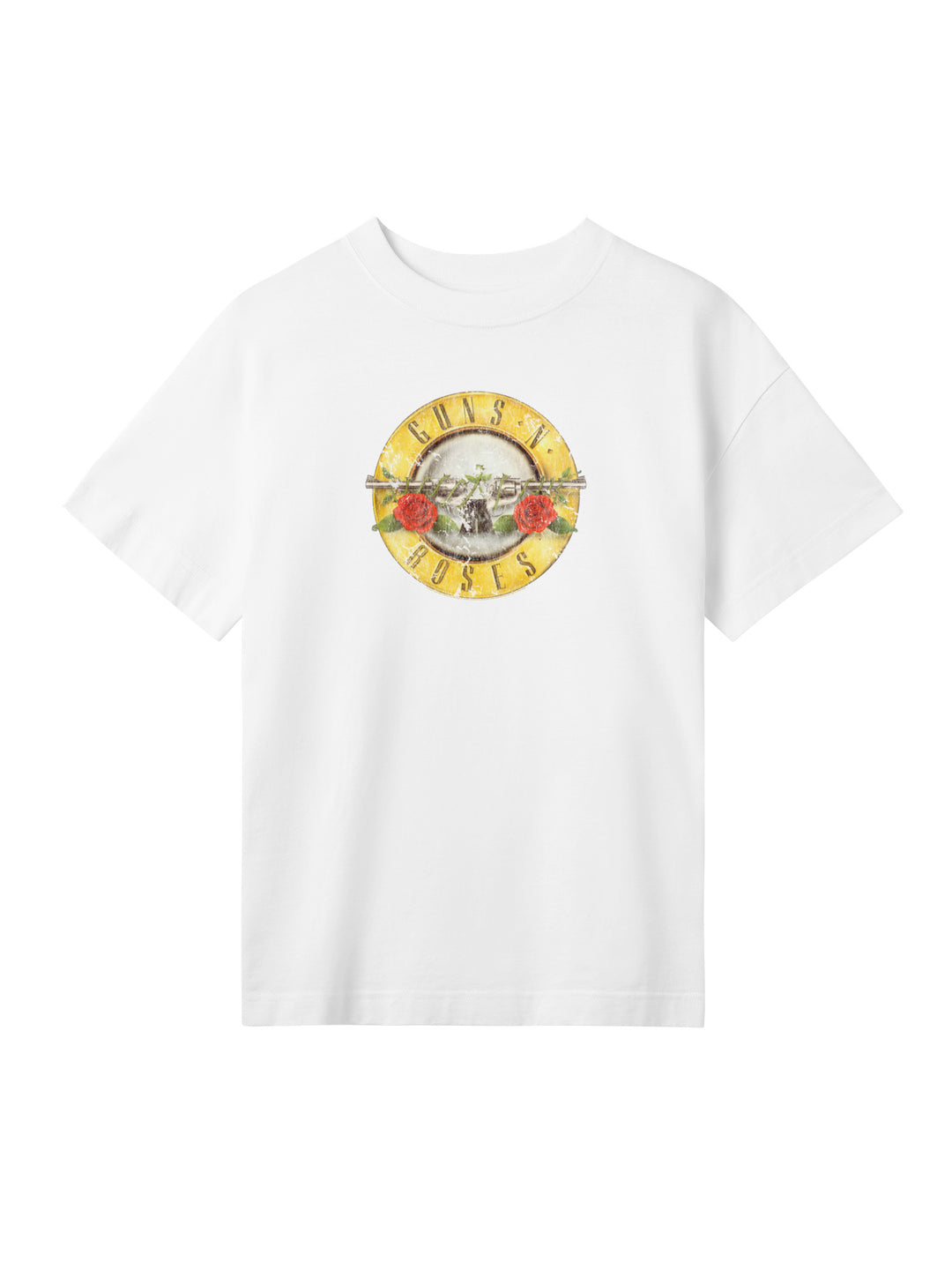 Guns n' Roses Vintage Bullet Logo Womens Oversized T-Shirt