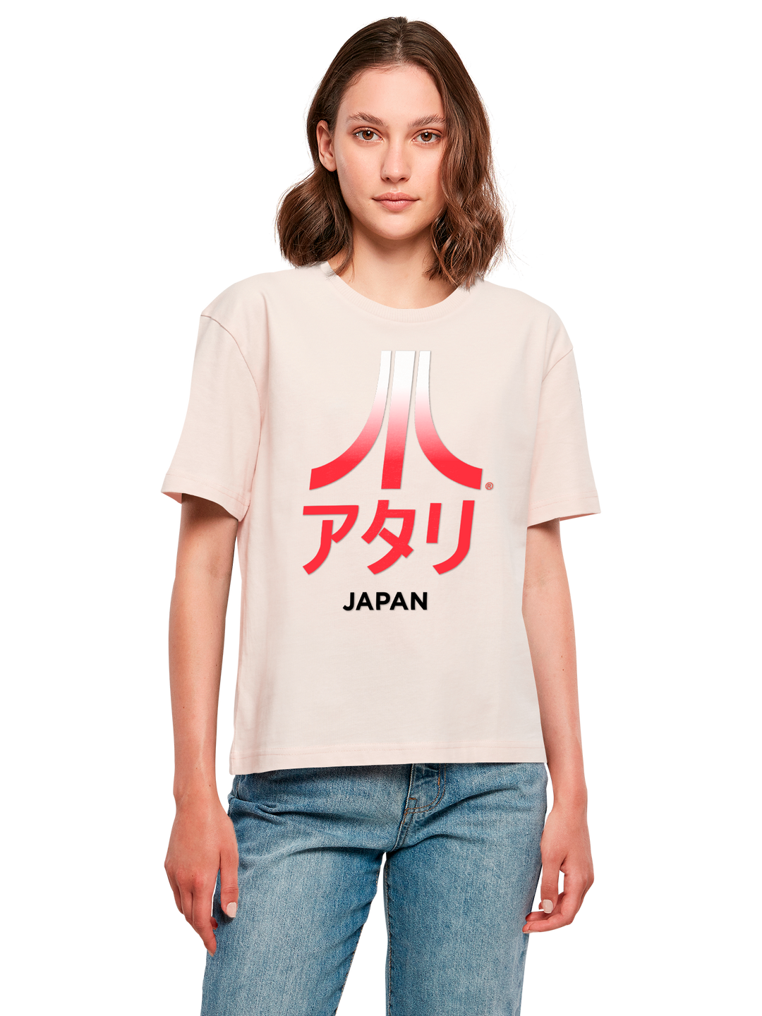 Atari Japan Retro Arcade Games with Ladies Everyday Tee