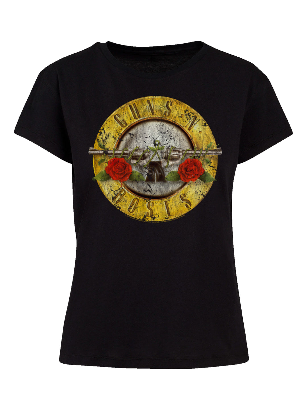 Guns 'n' Roses Vintage Bullet Logo with Ladies Box Tee