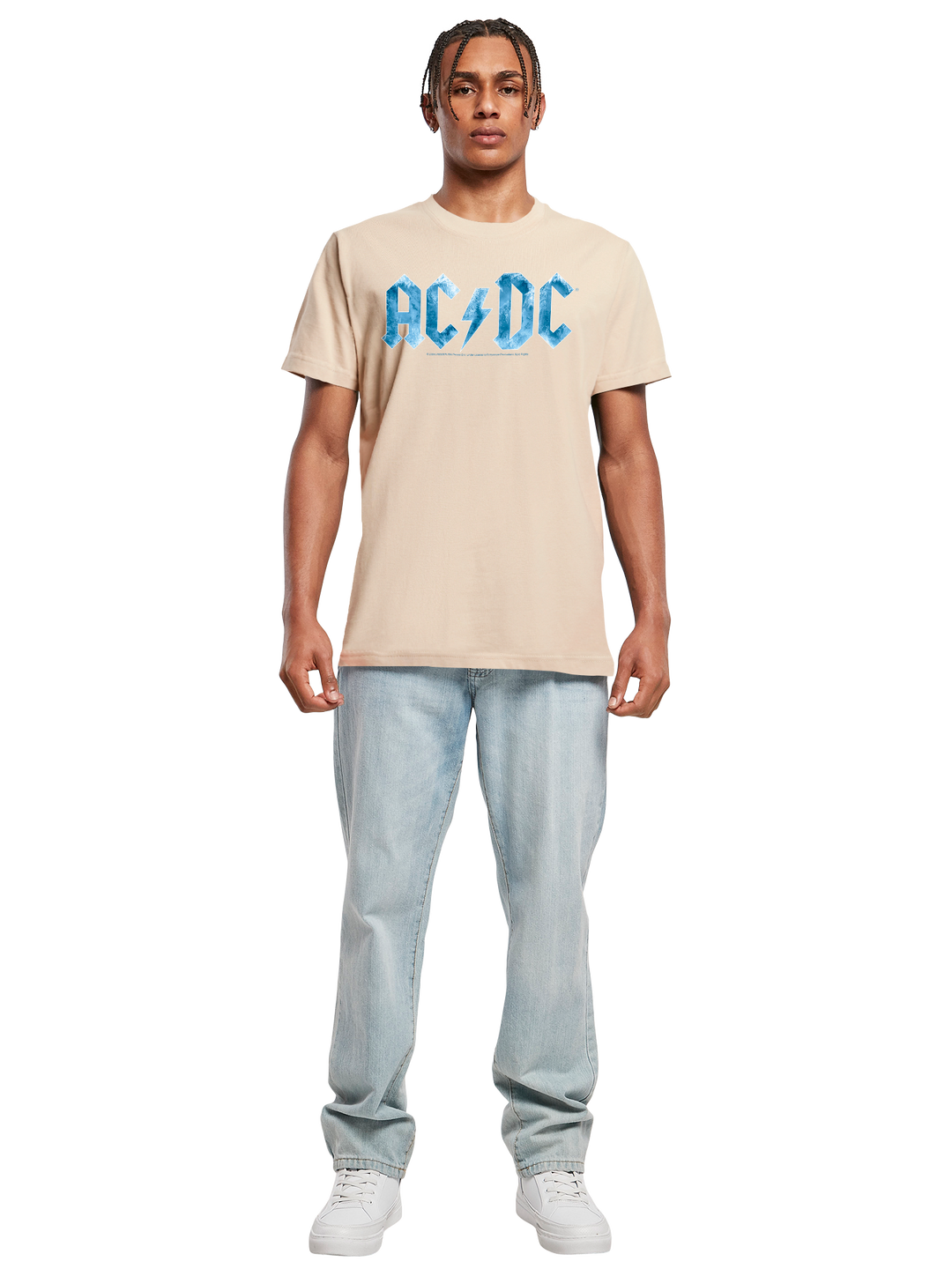 ACDC Blue Ice Logo T-Shirt Round Neck