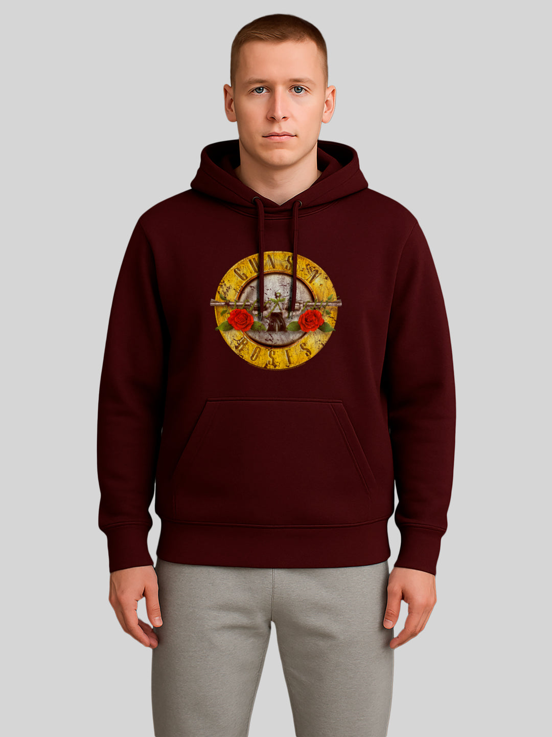 Guns 'n' Roses Vintage Bullet Logo Mens Regular Hoodie