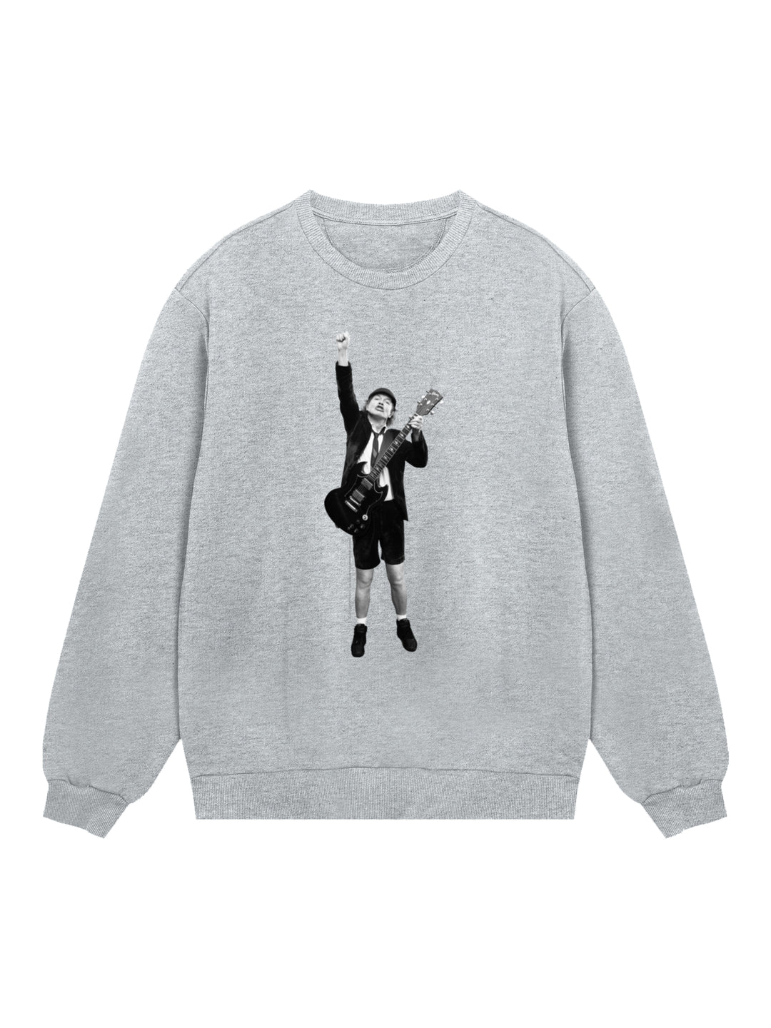 ACDC Angus Young Cut Out with True Blanks | Mens Regular Sweater