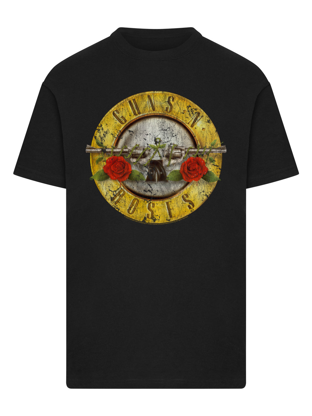 Guns 'n' Roses Vintage Bullet Logo T-Shirt Round Neck