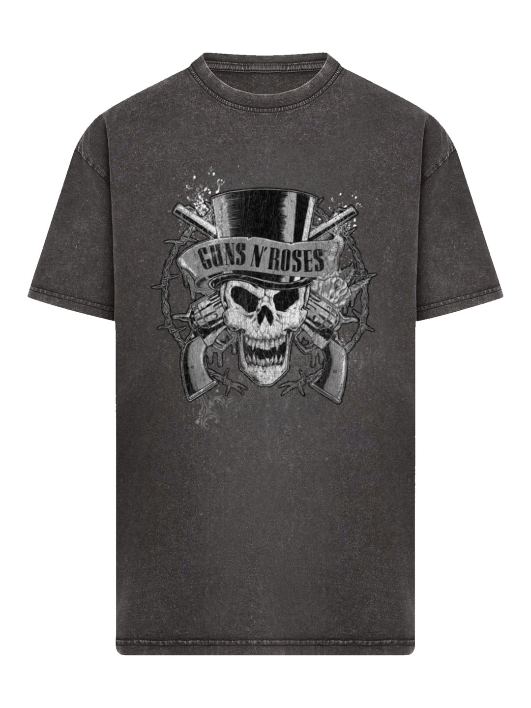 Guns 'N' Roses Faded Skull | Heavy Oversized T-Shirt