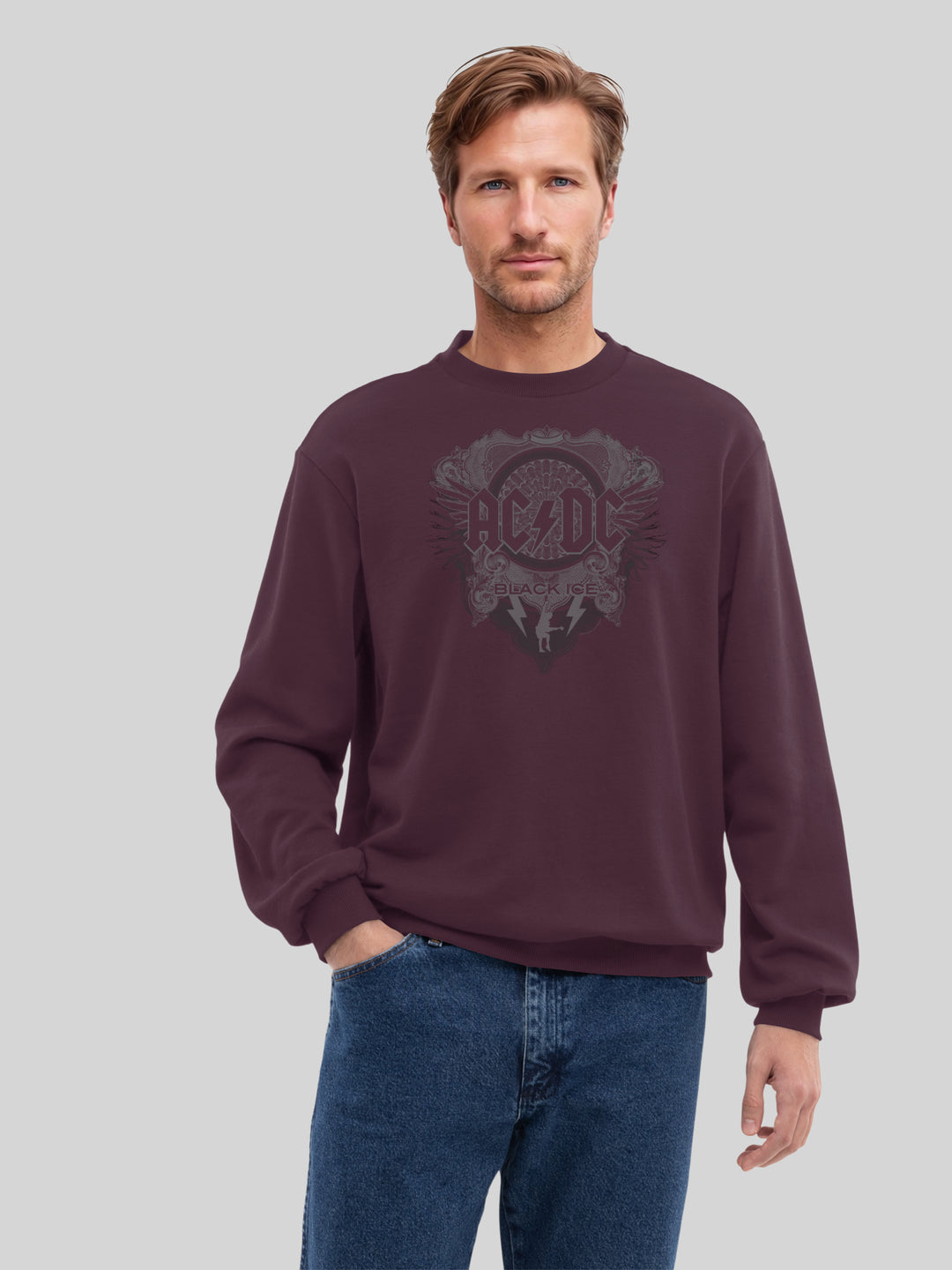 ACDC Black Ice with True Blanks | Mens Regular Sweater