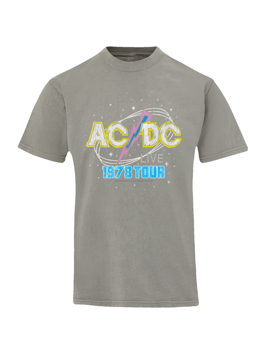 AC/DC 1981 Live Tour with Coastal Color Tee