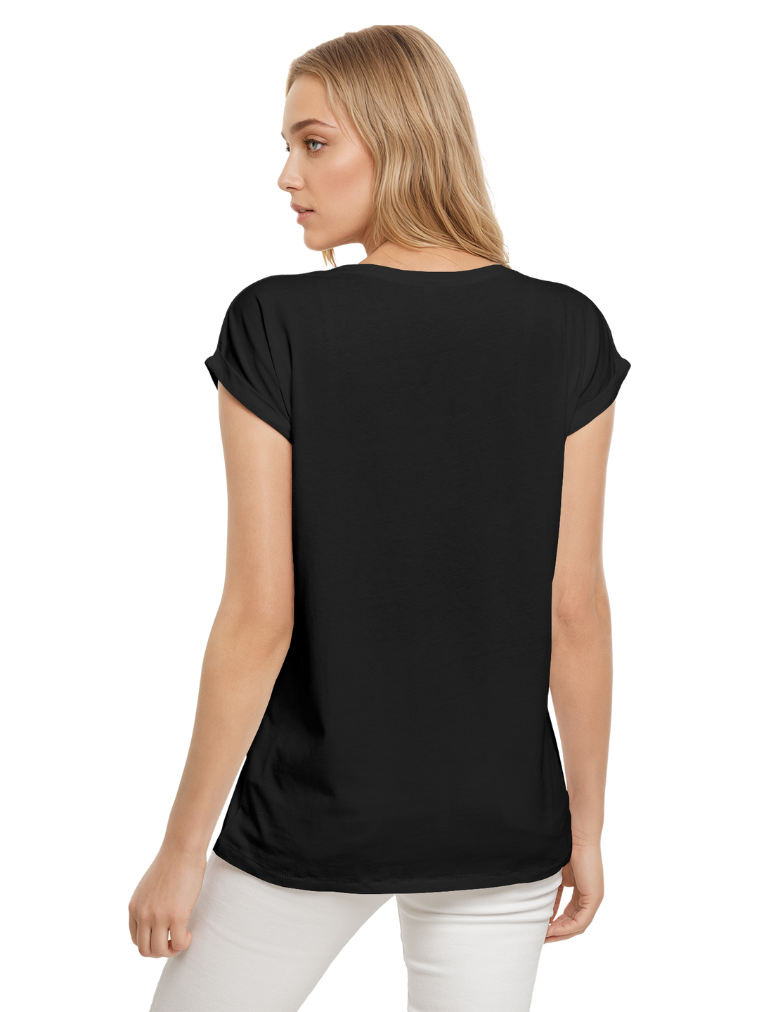 ACDC 1981 Live Tour with Ladies Extended Shoulder Tee