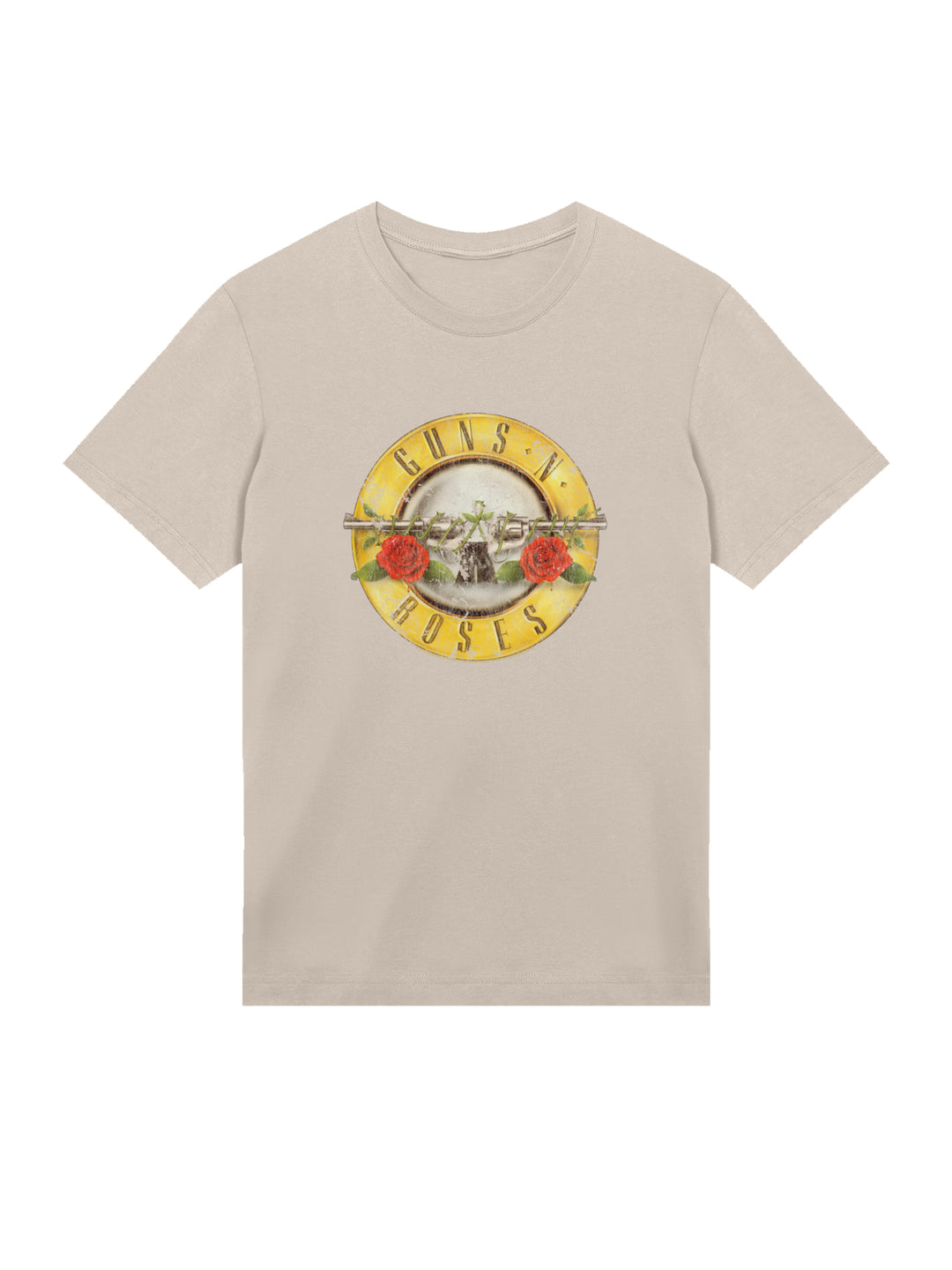 Guns n' Roses Vintage Bullet Logo Mens Regular Tee