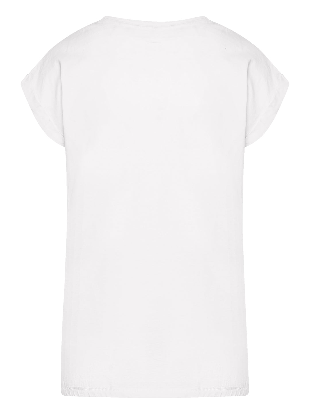 ACDC Angus Young Cut Out Ladies Extended Shoulder Tee