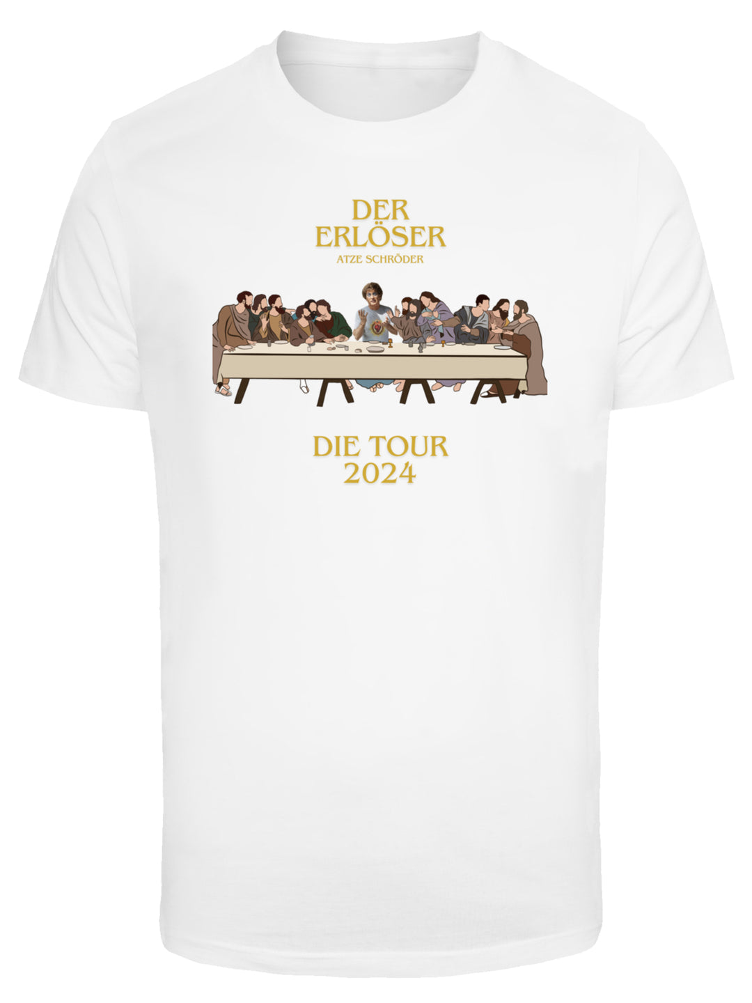 Der Erlöser - Die Tour 2024 and Atze with T-Shirt Round Neck