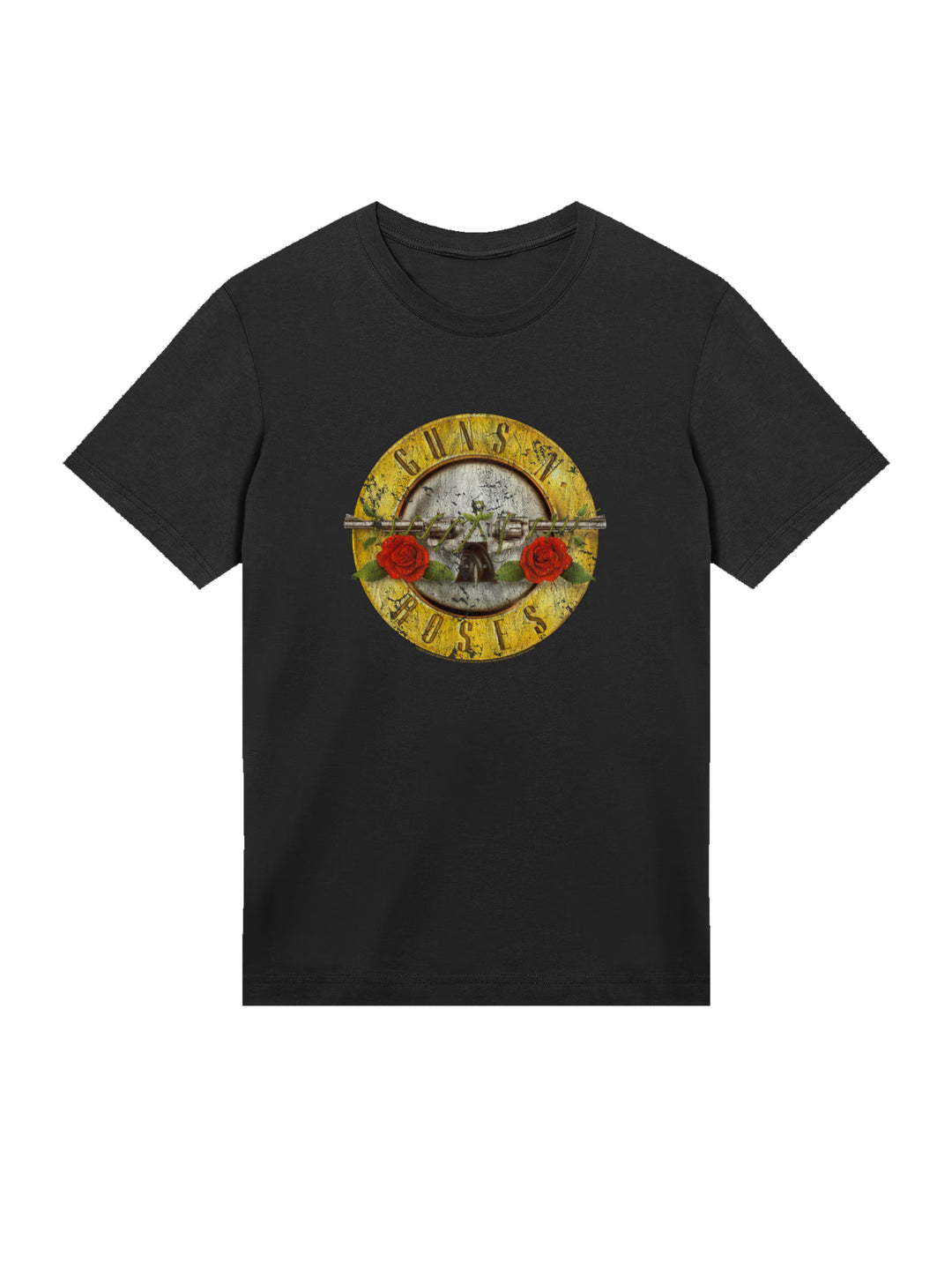 Guns n' Roses Vintage Bullet Logo Mens Regular Tee