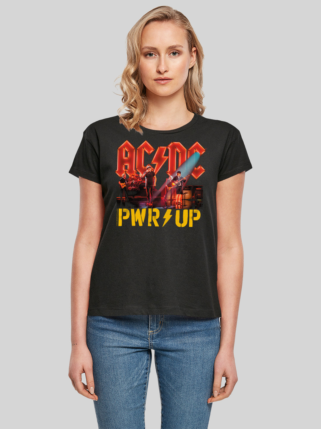 ACDC PWRUP Stage Lights with Ladies Box Tee
